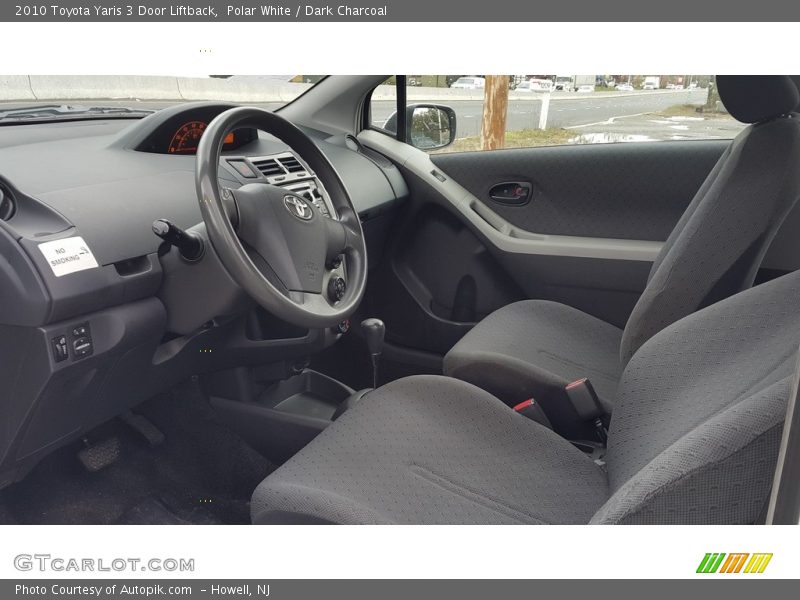 Polar White / Dark Charcoal 2010 Toyota Yaris 3 Door Liftback