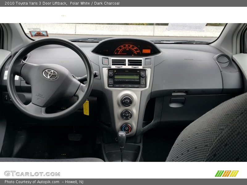Polar White / Dark Charcoal 2010 Toyota Yaris 3 Door Liftback