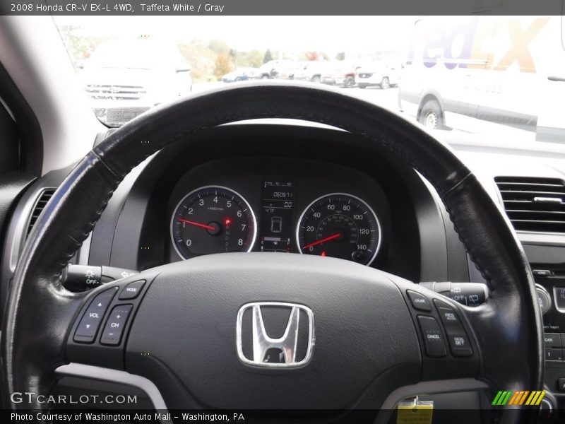 Taffeta White / Gray 2008 Honda CR-V EX-L 4WD