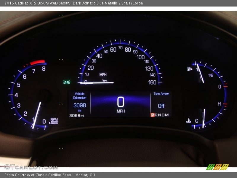  2016 XTS Luxury AWD Sedan Luxury AWD Sedan Gauges