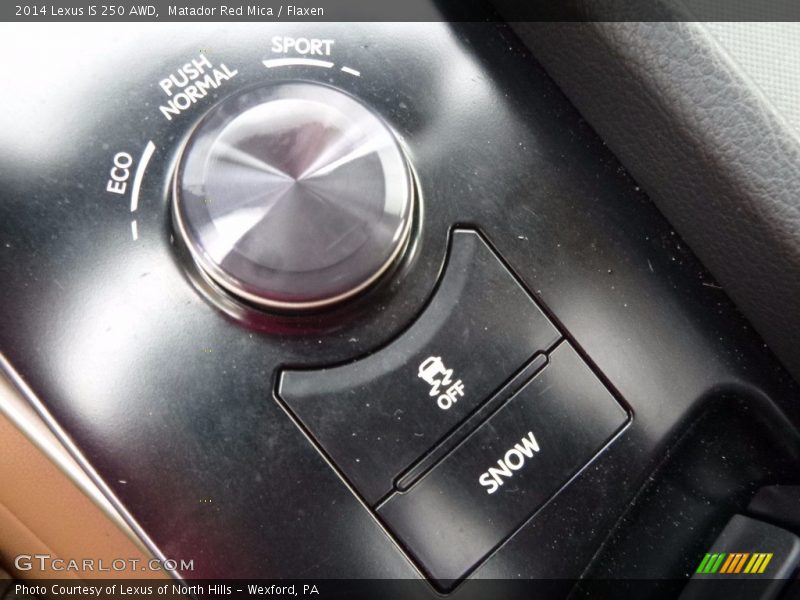 Matador Red Mica / Flaxen 2014 Lexus IS 250 AWD