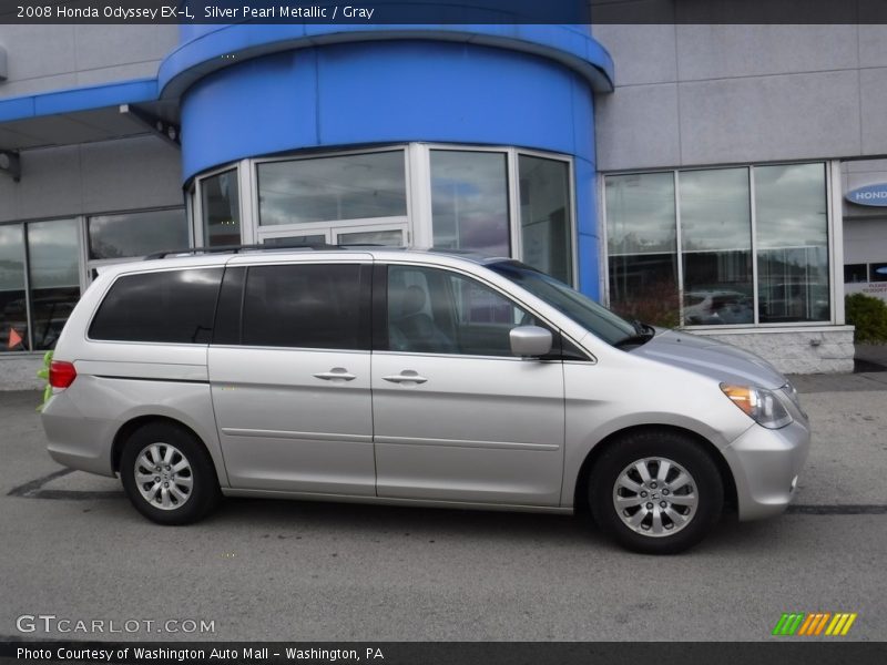 Silver Pearl Metallic / Gray 2008 Honda Odyssey EX-L