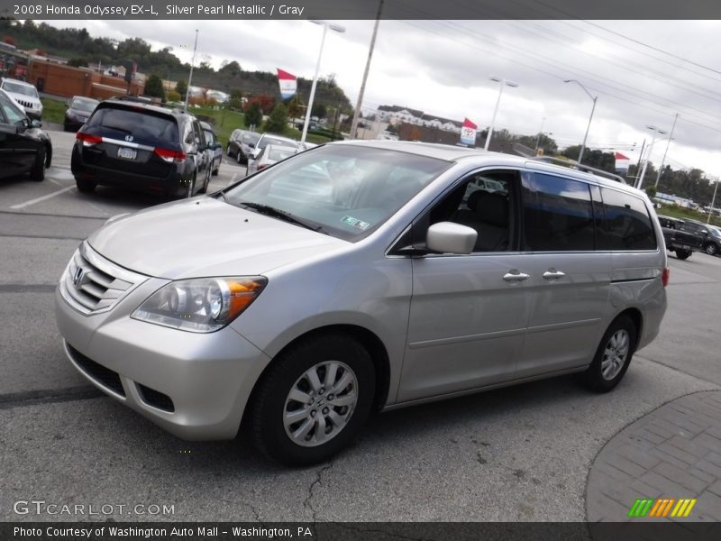 Silver Pearl Metallic / Gray 2008 Honda Odyssey EX-L