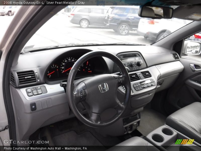 Silver Pearl Metallic / Gray 2008 Honda Odyssey EX-L