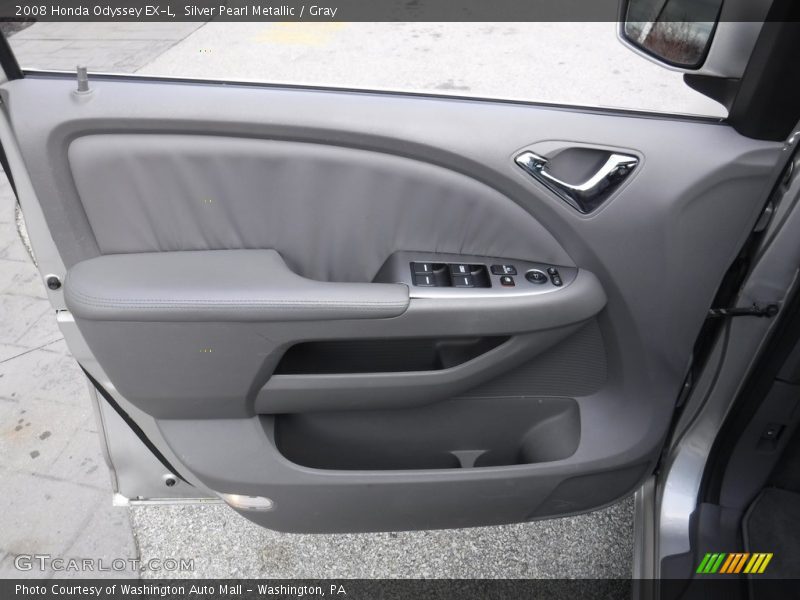 Silver Pearl Metallic / Gray 2008 Honda Odyssey EX-L