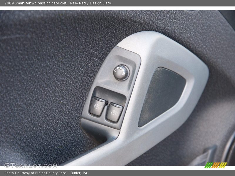 Rally Red / Design Black 2009 Smart fortwo passion cabriolet