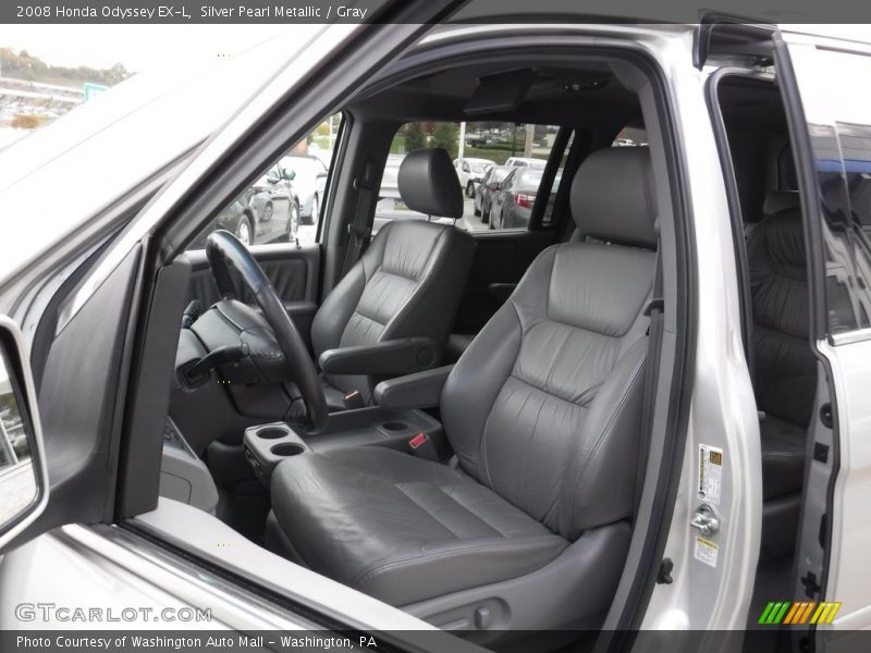 Silver Pearl Metallic / Gray 2008 Honda Odyssey EX-L