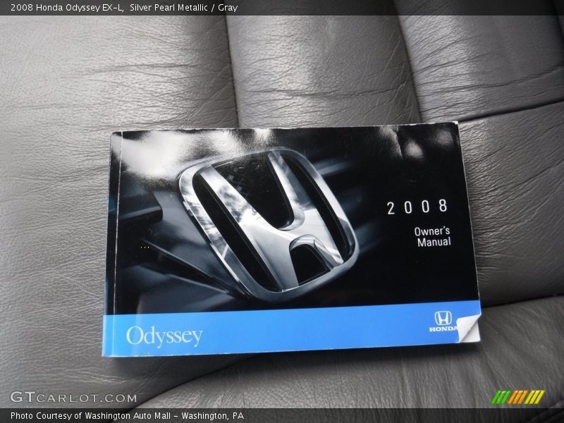 Silver Pearl Metallic / Gray 2008 Honda Odyssey EX-L