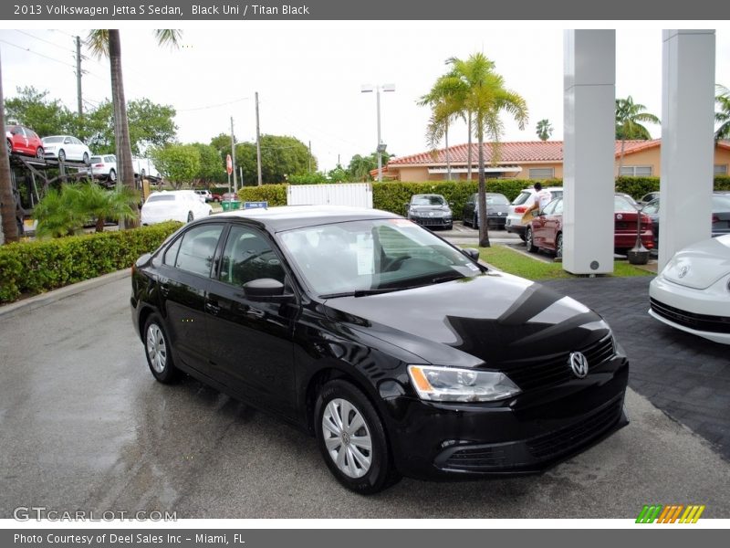 Black Uni / Titan Black 2013 Volkswagen Jetta S Sedan