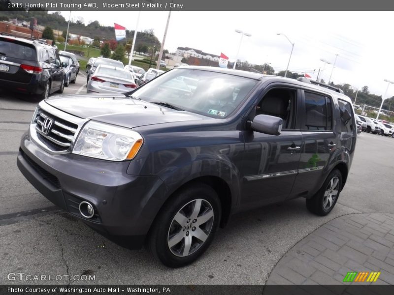 Modern Steel Metallic / Gray 2015 Honda Pilot Touring 4WD