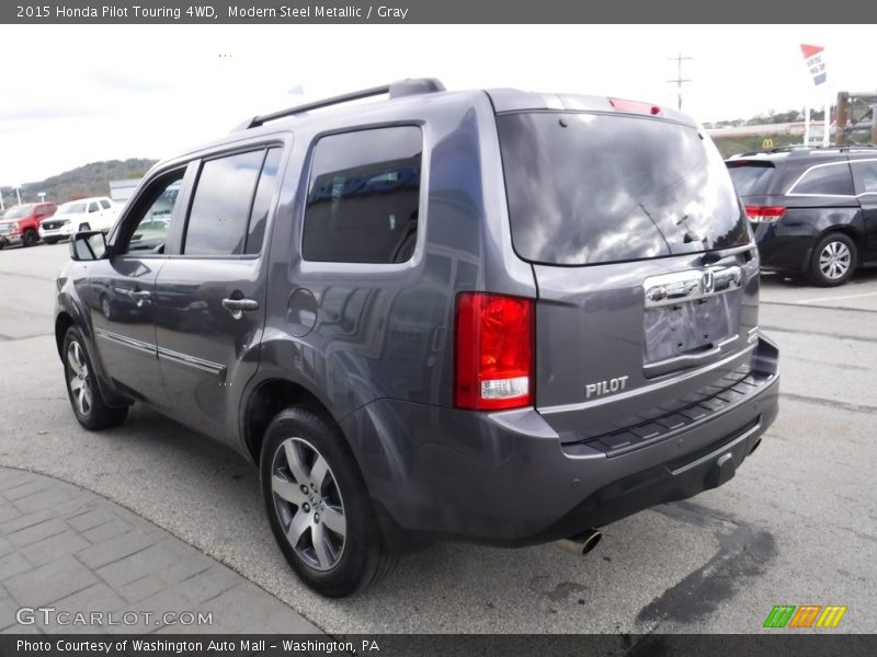 Modern Steel Metallic / Gray 2015 Honda Pilot Touring 4WD