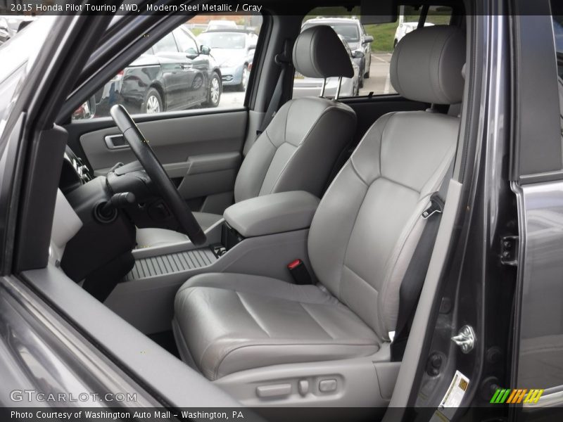 Modern Steel Metallic / Gray 2015 Honda Pilot Touring 4WD