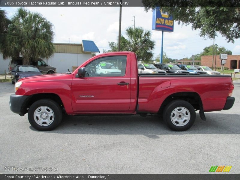 Impulse Red Pearl / Graphite Gray 2006 Toyota Tacoma Regular Cab