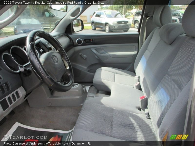 Impulse Red Pearl / Graphite Gray 2006 Toyota Tacoma Regular Cab