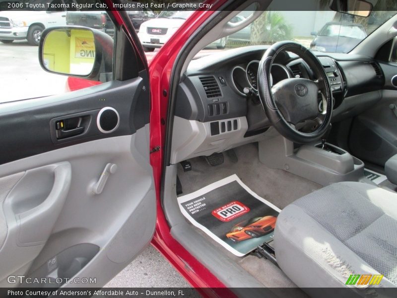 Impulse Red Pearl / Graphite Gray 2006 Toyota Tacoma Regular Cab