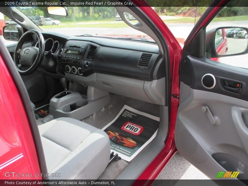 Impulse Red Pearl / Graphite Gray 2006 Toyota Tacoma Regular Cab