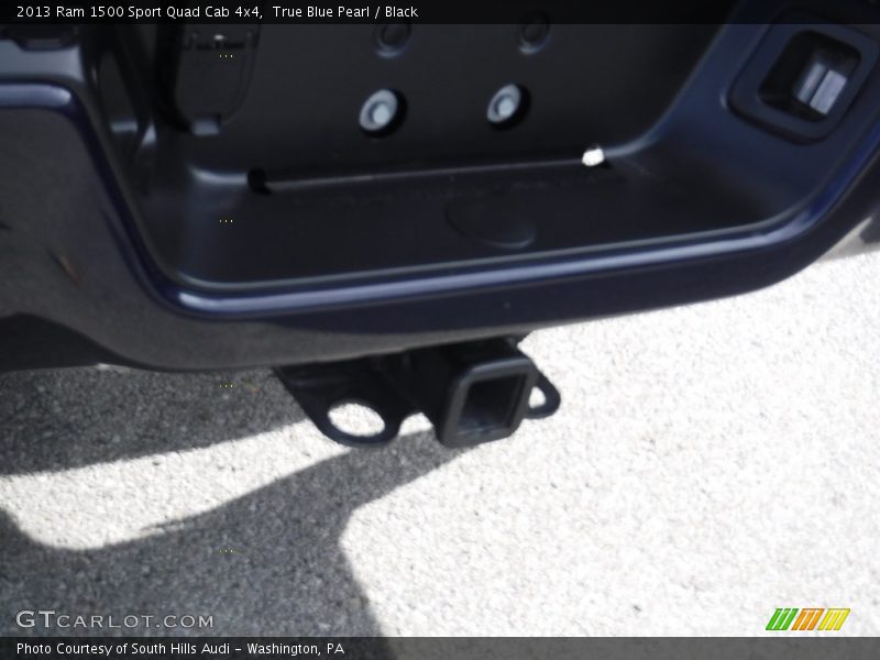 True Blue Pearl / Black 2013 Ram 1500 Sport Quad Cab 4x4