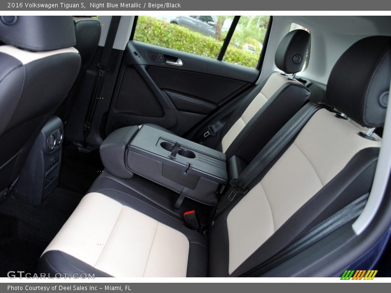 Night Blue Metallic / Beige/Black 2016 Volkswagen Tiguan S