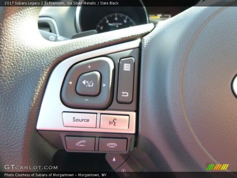 Ice Silver Metallic / Slate Black 2017 Subaru Legacy 2.5i Premium