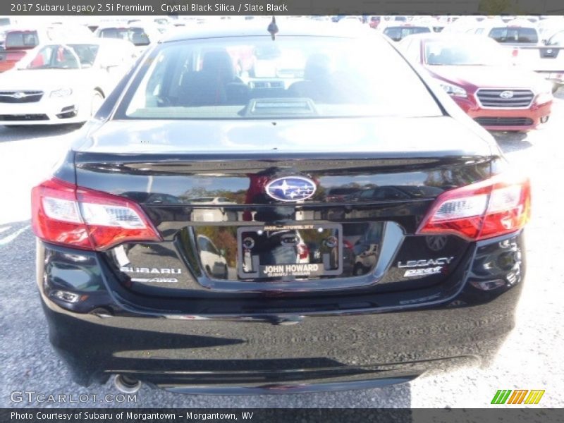 Crystal Black Silica / Slate Black 2017 Subaru Legacy 2.5i Premium