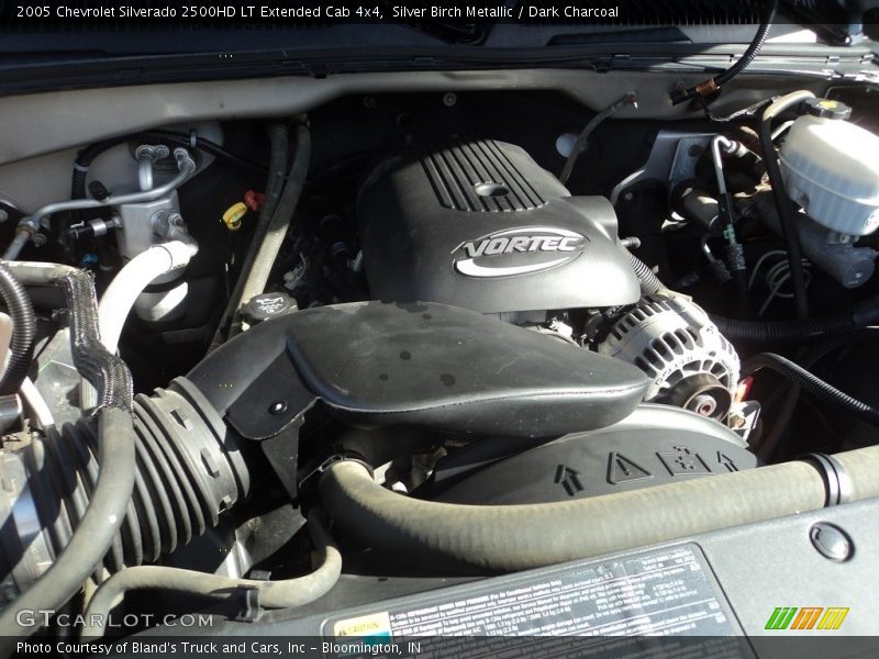 Silver Birch Metallic / Dark Charcoal 2005 Chevrolet Silverado 2500HD LT Extended Cab 4x4