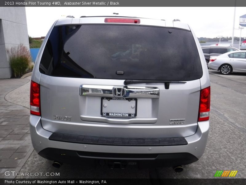 Alabaster Silver Metallic / Black 2013 Honda Pilot Touring 4WD