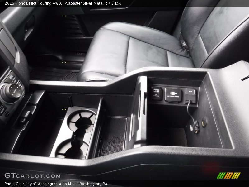 Alabaster Silver Metallic / Black 2013 Honda Pilot Touring 4WD