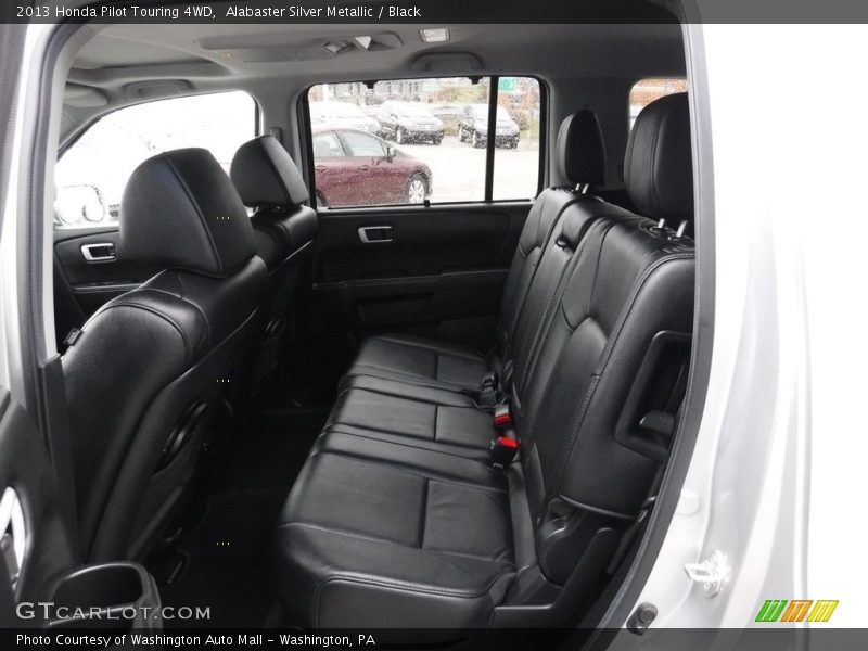 Alabaster Silver Metallic / Black 2013 Honda Pilot Touring 4WD