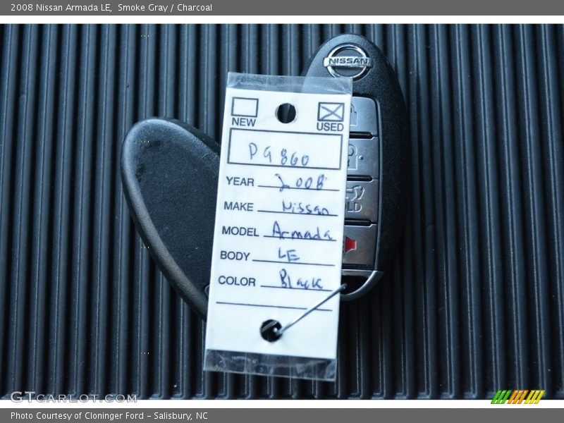 Smoke Gray / Charcoal 2008 Nissan Armada LE