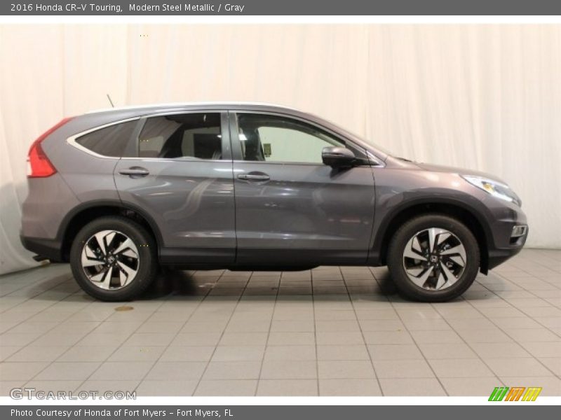 Modern Steel Metallic / Gray 2016 Honda CR-V Touring
