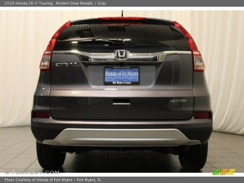 Modern Steel Metallic / Gray 2016 Honda CR-V Touring