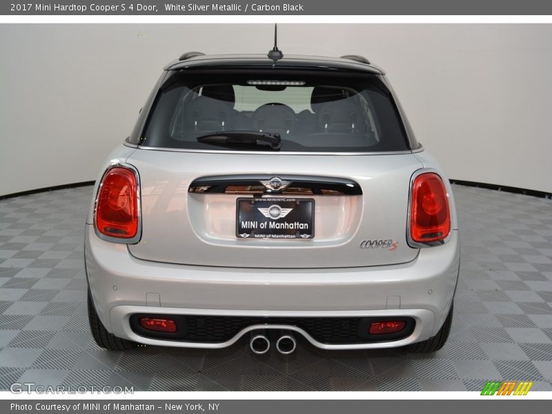White Silver Metallic / Carbon Black 2017 Mini Hardtop Cooper S 4 Door