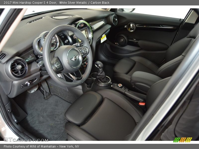 White Silver Metallic / Carbon Black 2017 Mini Hardtop Cooper S 4 Door