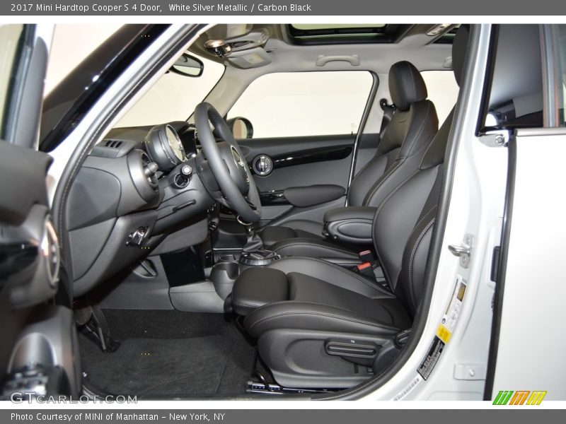 White Silver Metallic / Carbon Black 2017 Mini Hardtop Cooper S 4 Door