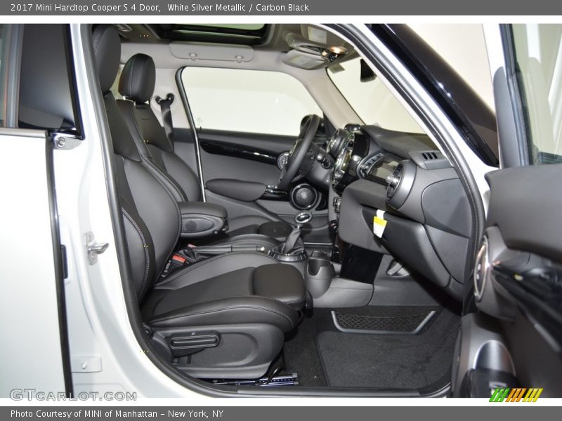 White Silver Metallic / Carbon Black 2017 Mini Hardtop Cooper S 4 Door