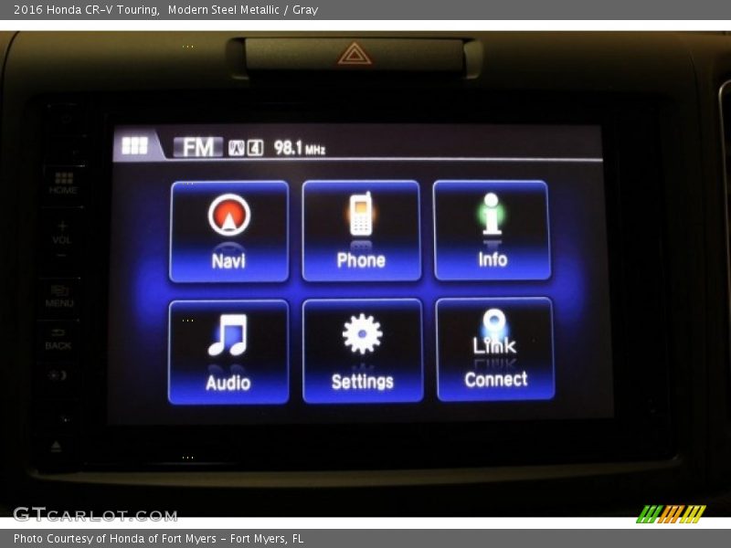Modern Steel Metallic / Gray 2016 Honda CR-V Touring
