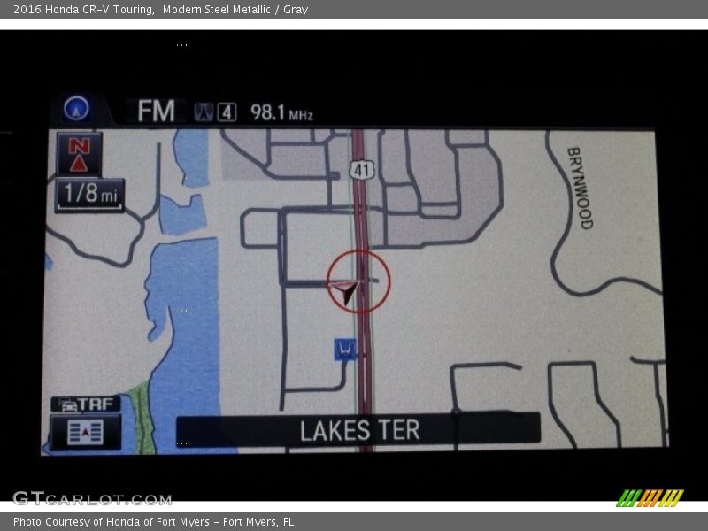 Modern Steel Metallic / Gray 2016 Honda CR-V Touring