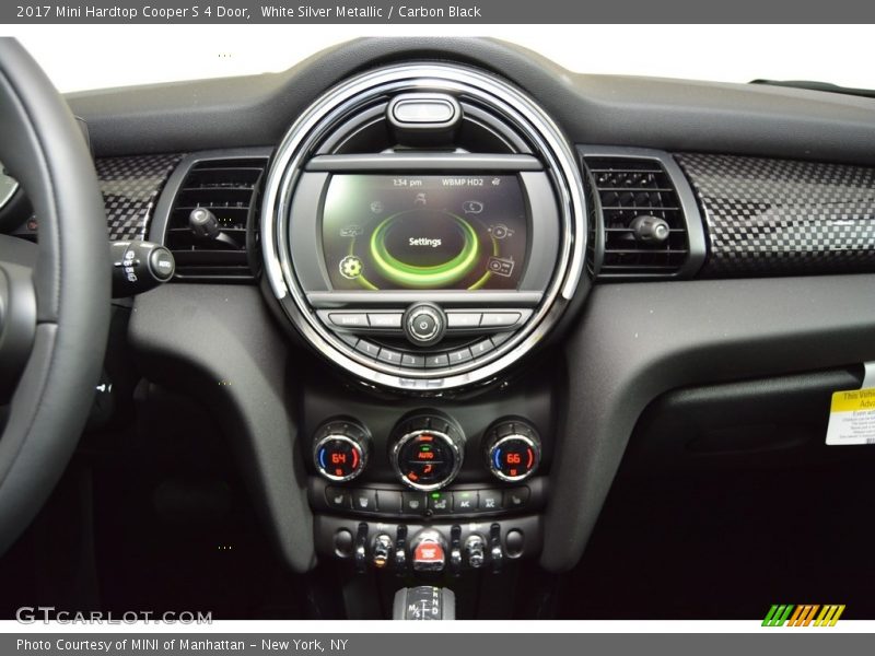 White Silver Metallic / Carbon Black 2017 Mini Hardtop Cooper S 4 Door