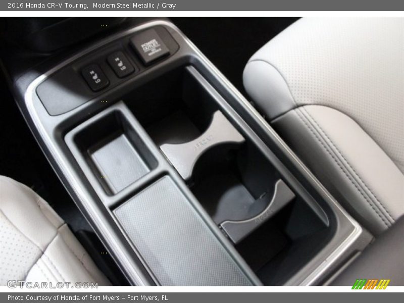 Modern Steel Metallic / Gray 2016 Honda CR-V Touring