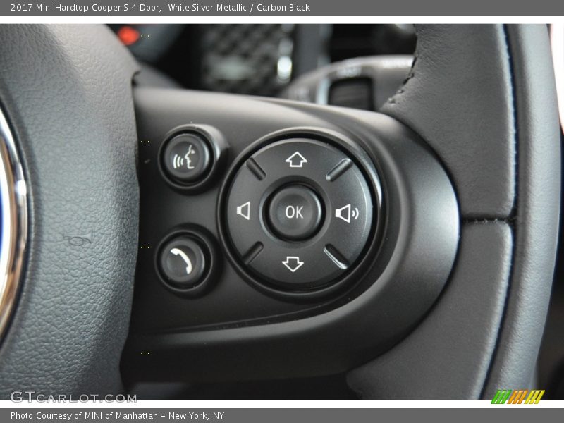 White Silver Metallic / Carbon Black 2017 Mini Hardtop Cooper S 4 Door