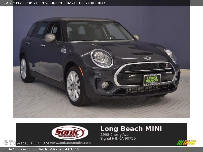 Thunder Gray Metallic / Carbon Black 2017 Mini Clubman Cooper S