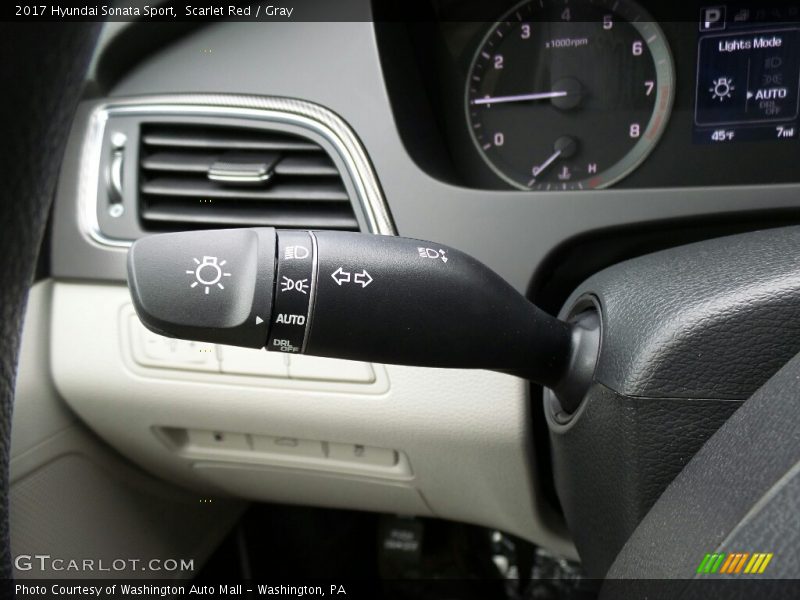 Controls of 2017 Sonata Sport