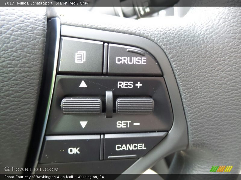 Controls of 2017 Sonata Sport