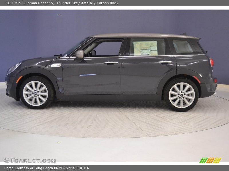 Thunder Gray Metallic / Carbon Black 2017 Mini Clubman Cooper S