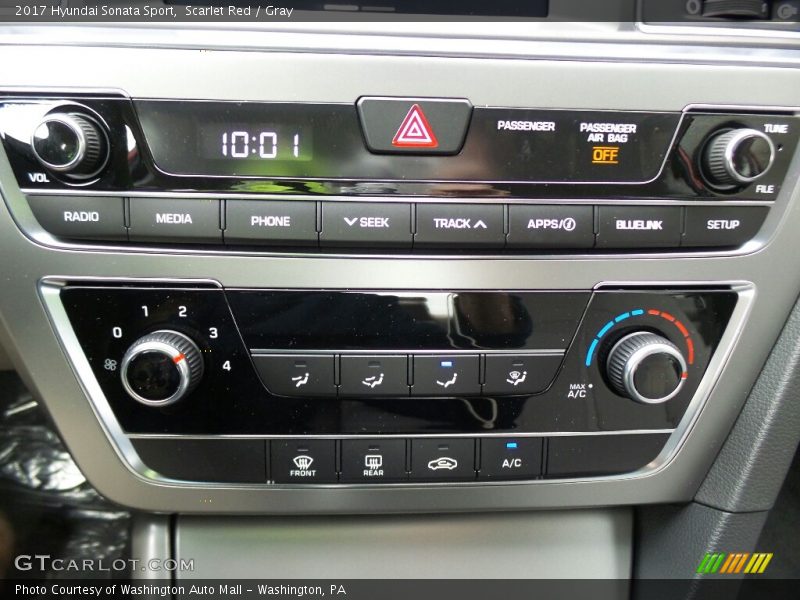 Controls of 2017 Sonata Sport