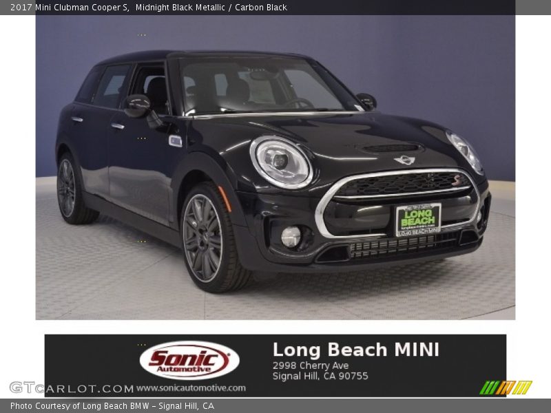 Midnight Black Metallic / Carbon Black 2017 Mini Clubman Cooper S
