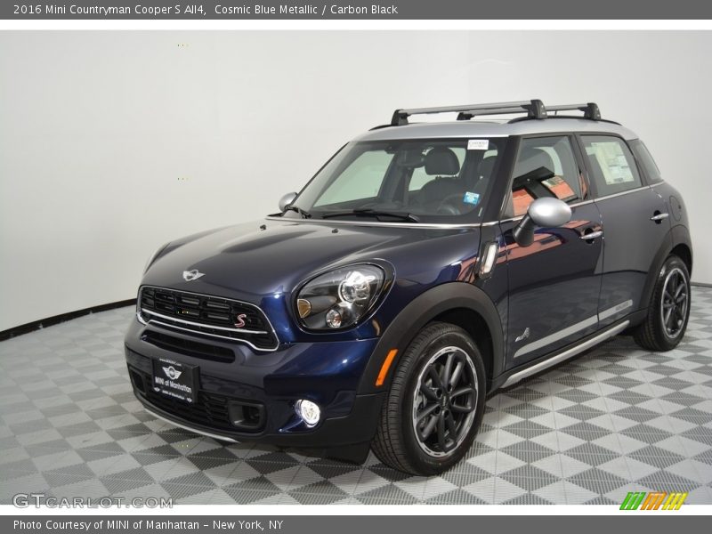 Cosmic Blue Metallic / Carbon Black 2016 Mini Countryman Cooper S All4