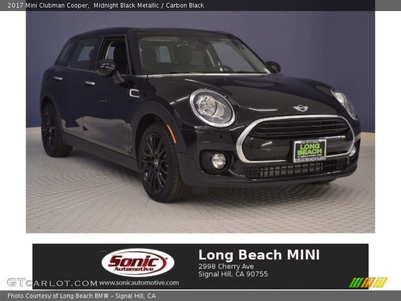 Midnight Black Metallic / Carbon Black 2017 Mini Clubman Cooper
