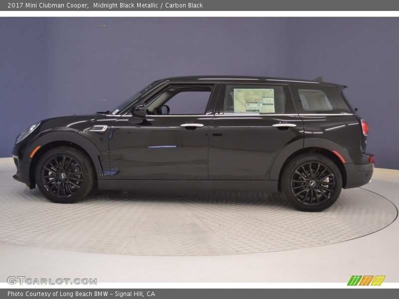 Midnight Black Metallic / Carbon Black 2017 Mini Clubman Cooper