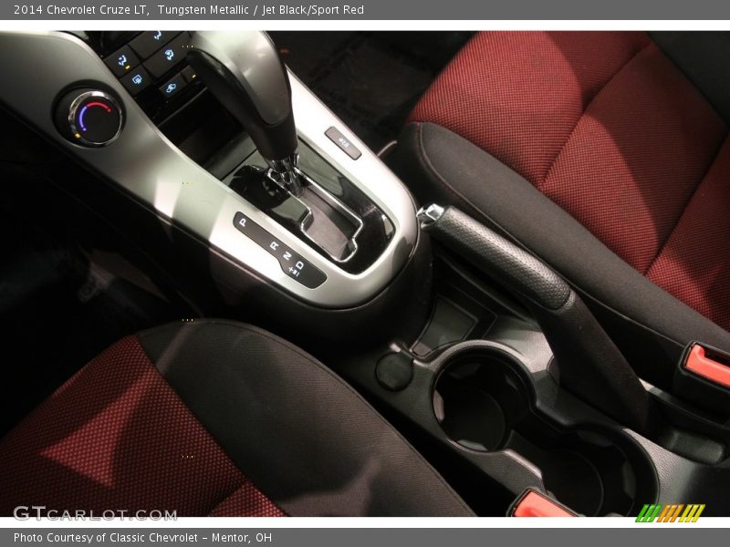 Tungsten Metallic / Jet Black/Sport Red 2014 Chevrolet Cruze LT